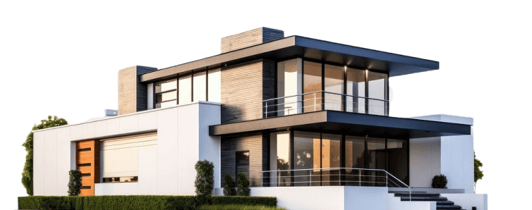 Horizontal modern building design